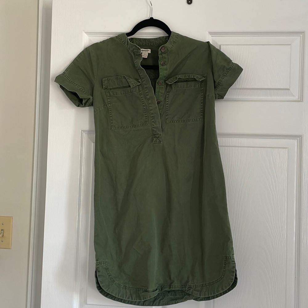 Army Green J. Crew dress!